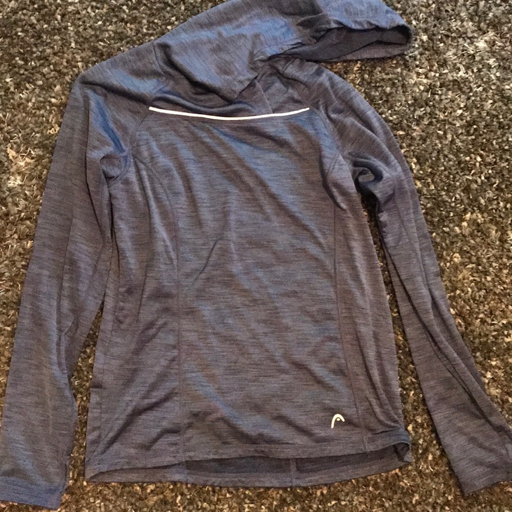 Long sleeve running hoodie